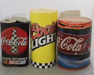 380 - 4 Rolls advertising banners Coors & Coke
