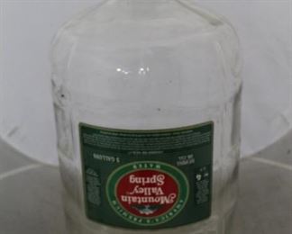 386 - Mountain Valley Spring glass bottle 20" tall
