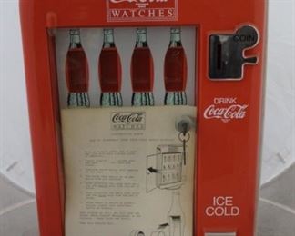 391 - Coca-Cola watches display case 22 x 14

