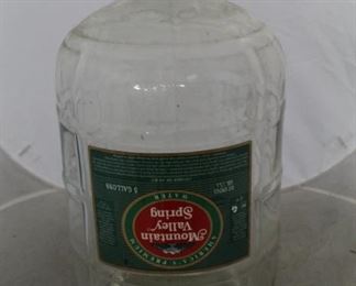 397 - Mountain Valley Spring glass bottle 20" tall
