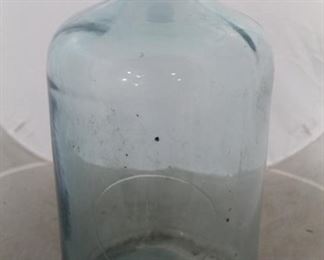 398 - Vintage 5 gallon glass bottle 20" tall
