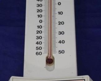 401 - Coca-Cola plastic thermometer 12 3/4 x 5
