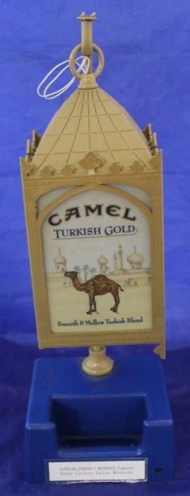 404 - Camel cigarettes lighted store display - 20" tall
