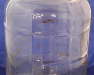 408 - Vintage large glass bottle - 5 gallon 21" tall
