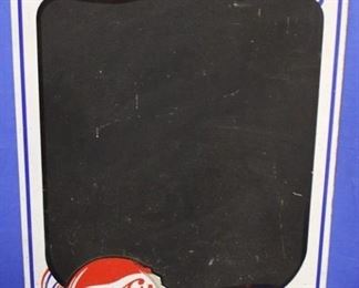 413 - Pepsi - Cola metal chalkboard sign 19 x 12

