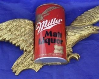419 - Miller Malt Liquor plastic sign 8 x 18
