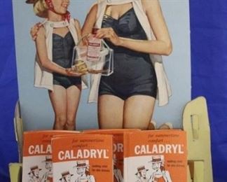 427 - Caladryl cardboard store display 18" tall
