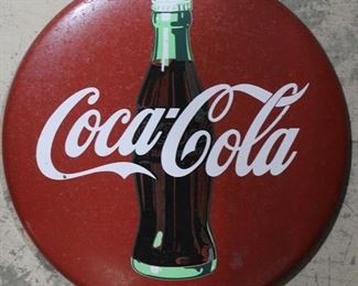 429 - Coca - Cola round metal sign 19 1/2" round
