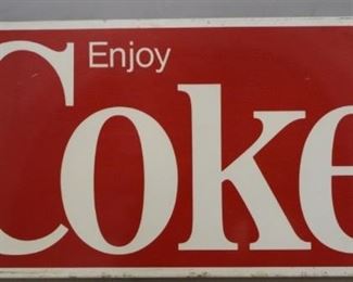 479 - Vintage Metal "Coke" Sign 22 x 10
