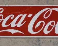 486 - Vintage Metal "Coca-Cola" Sign 48 x 10
