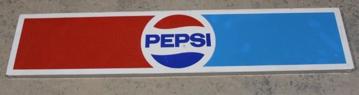 487 - Vintage Metal "Pepsi" Sign 48 x 10

