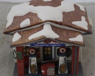 505 - Coca - Cola lighted gas station 7 x 5
