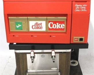 533 - Coca - Cola sada fountain machine 31 x 40 x 28
