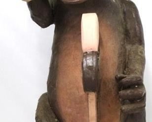 536 - Vintage ice cream life size bear statue 68 x 22 x 22
