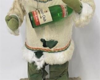 540 - Cliquot Club Ginger Ale Eskimo statue 47" tall
