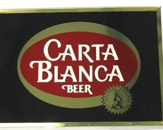 565 - Carta Blanca Beer sign 12 x 16 1/2
