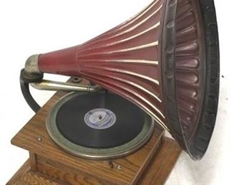 590 - Antique Royal record player 24 x 14 x 14
