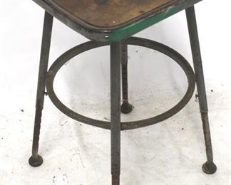 592 - Antique stool 25 x 15 1/2 x 15
