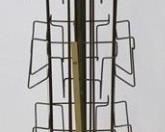 631 - Metal vintage post card rack 62" tall
