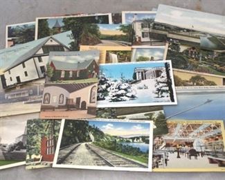 636 - Lot of 50 assorted vintage postcards
