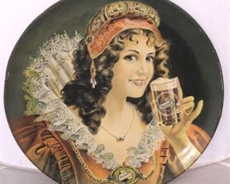 658 - Falstaff Beer 16" metal serving tray

