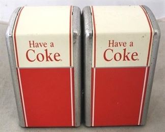 666 - 2 Coca - Cola napkin dispensers
