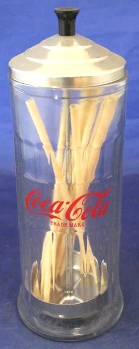 696 - Coca - Cola straw dispenser

