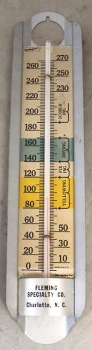 711 - Fleming Specialty Co thermometer 11" tall
