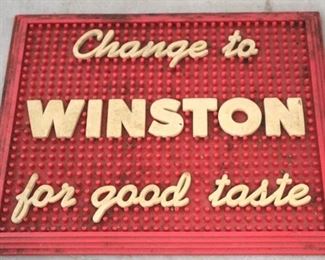 719 - Winston cigarettes counter mat
