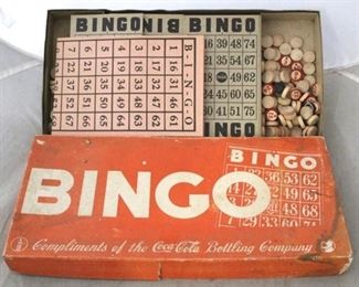 728 - Coca - Cola bingo board game
