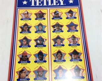 1989 TETLEY COLLECTORS SHEET