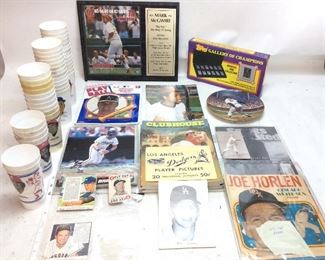 ASSORTED BASEBALL COLLECTIBLES,
