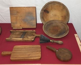 Antique and Vintage Wooden Ware