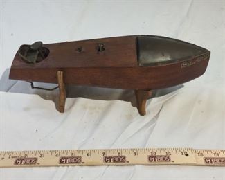 Antique Wooden Toy Boat