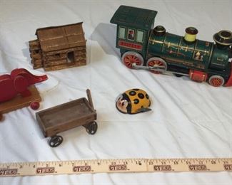 Five Vintage Childrens Toys