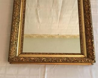 Large, ThickFramed Antique Mirror