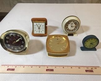 Vintage Clocks and Alarm Clocks