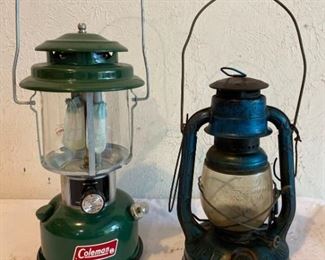 Coleman Lantern and Dietz Lantern