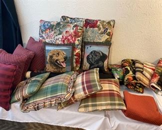 Designer Pillows and Fabric