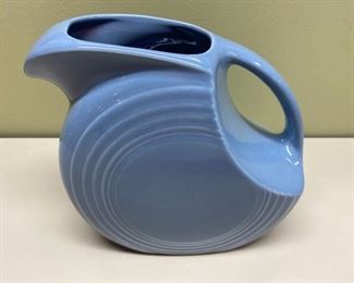 Fiesta Ware Periwinkle Disc Pitcher