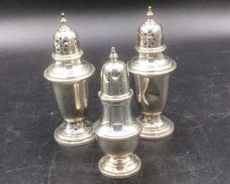 Gorham Sterling Salt Pepper Shakers