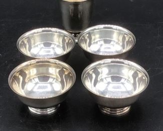 Gorham Sterling Salt Cellars Cup