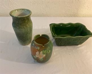 Roseville, Dunbeacon, and McCoy Pottery