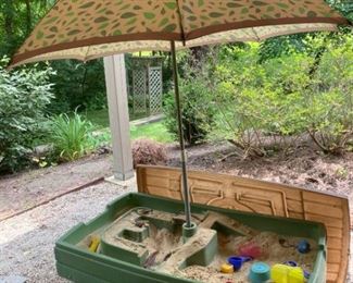 Step 2 Covered Sandbox with Umbrella