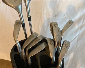 TaylorMade Golf Club Set with Bag Cart