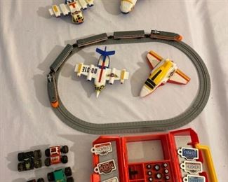 Vintage Micro Machines Train and Airplanes