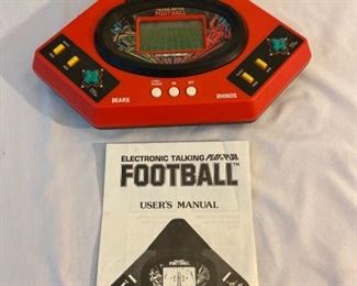Vintage VTech Handheld Electronic Football Game 1988 Talking