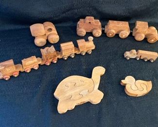 Wood Trains and More