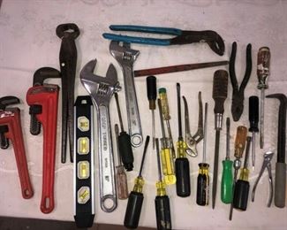 Box of Tools, Bungee Cords, and Ratchet Straps