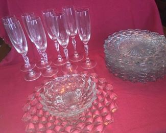 Glass Luncheon Set